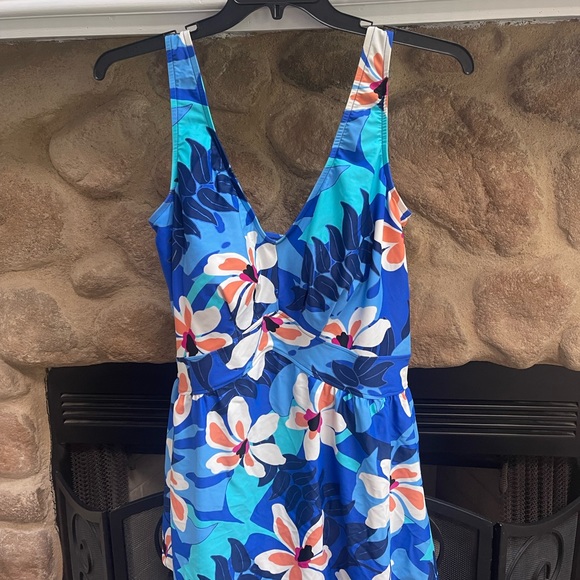Size 16 swim dress. Multi colored. - Picture 2 of 2
